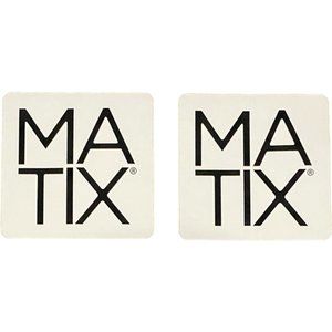 MATIX White/Black - Pack of [2] - Skateboard Stickers